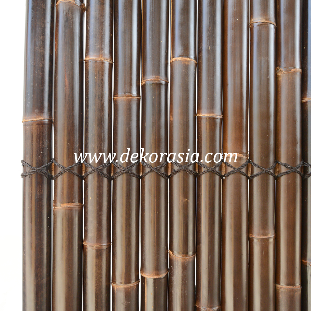 High Quality Black Bamboo Half Bamboo Fence, Bamboo Panels